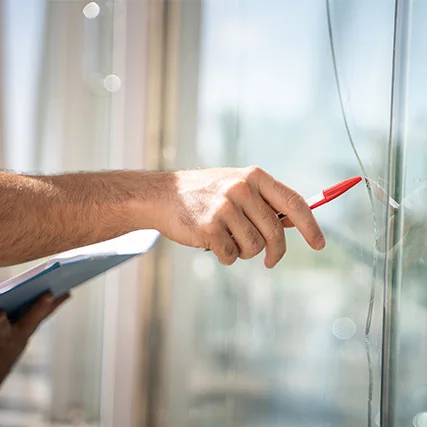 broken glass repair in Perth